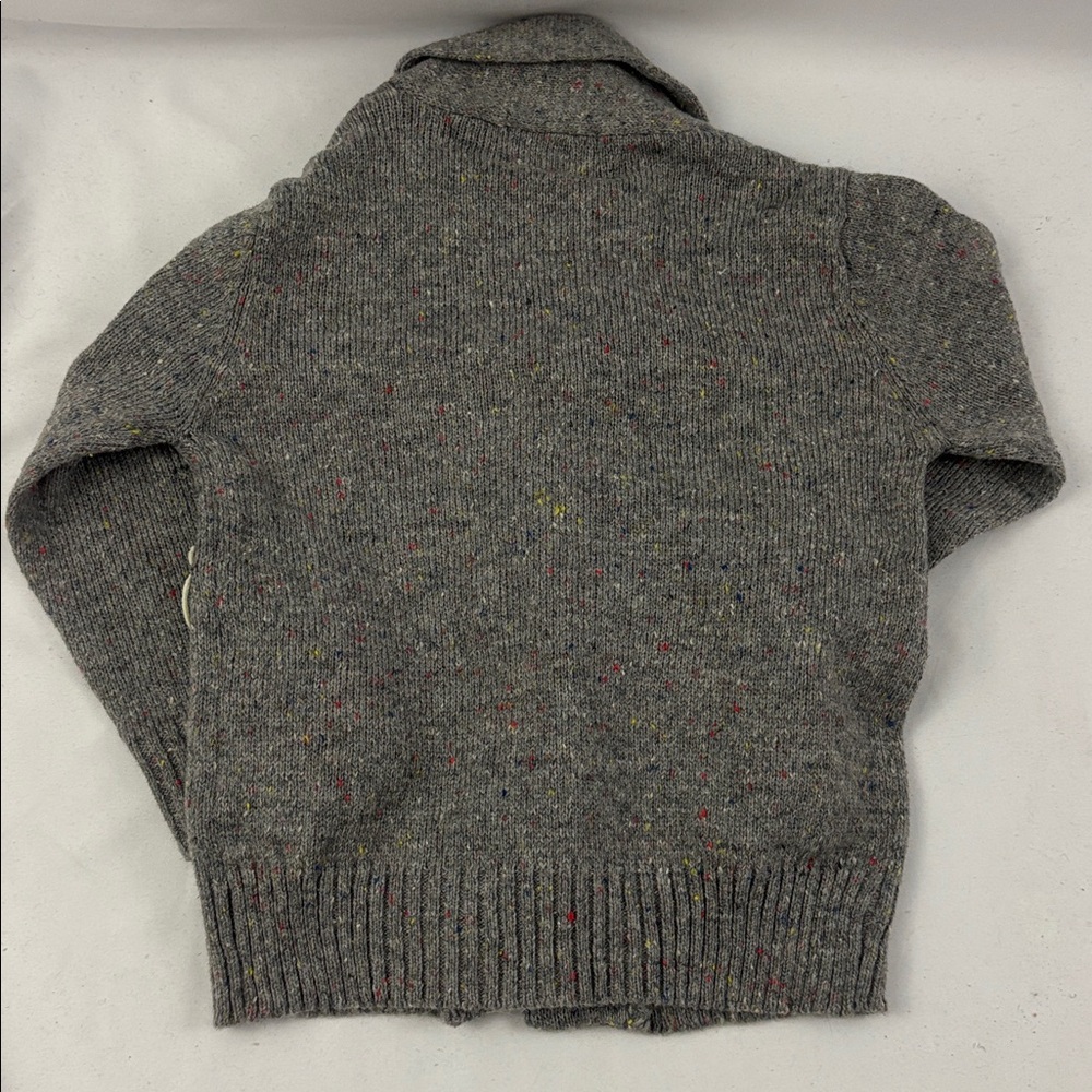 Andy and Evan Toddler Boys Gray With Patches Cardigan Toggle Buttons Size 3T NWT - Picture 7 of 8